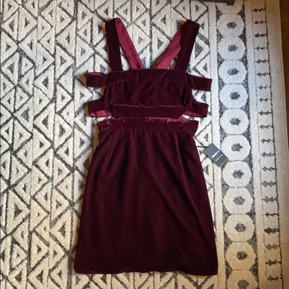 Forever 21 velvet dress